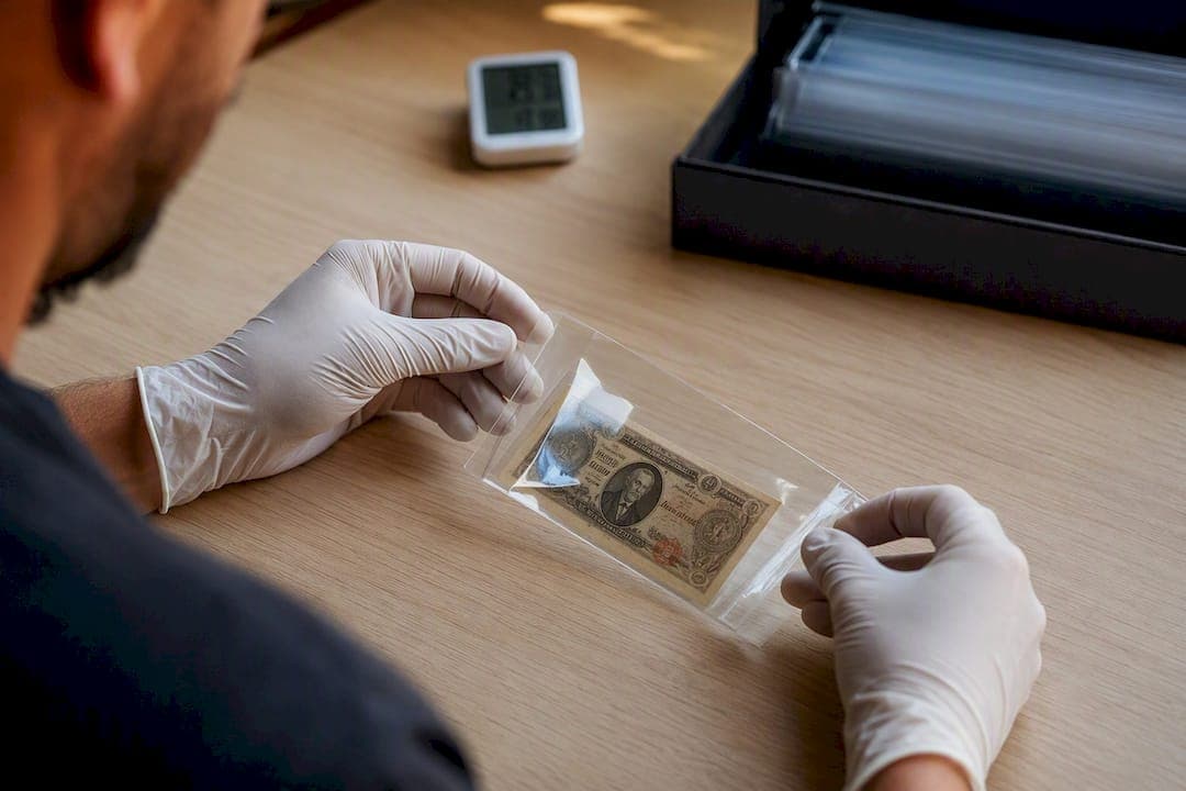 En España, conservar billetes: fundas sin PVC y revisa cada 3 meses