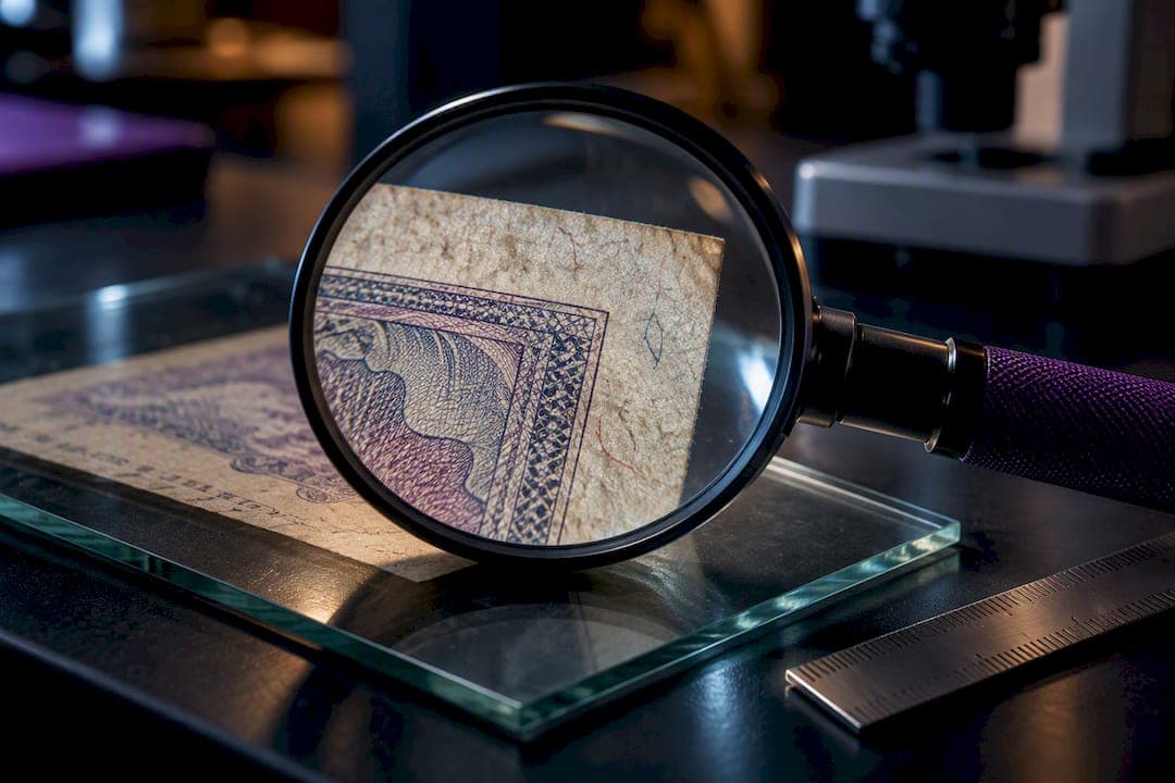 Pruebas con lupa en billetes: qué revelan y qué no